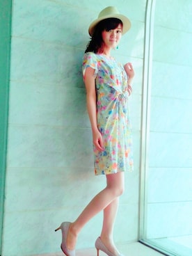 「Rose Tiara（ローズティアラ）のアイテム」を使った、eikoさん（レディース・167cm）の春コーディネート