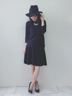 「ニットアップ」｜eikoさん（レディース・167cm）の秋コーディネート