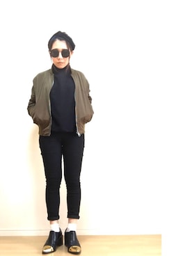 ARIKAさん（レディース・150cm）の冬コーディネート