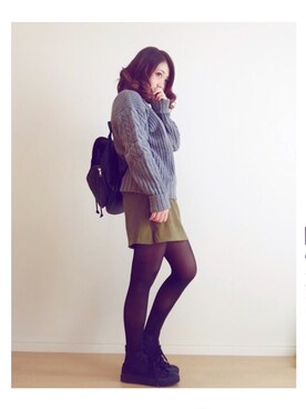 「murua」｜ARIKAさん（レディース・150cm）の冬コーディネート