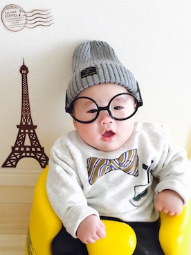 ARIKAさん（キッズ・60cm）の冬コーディネート