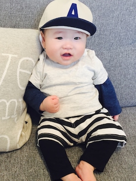 ARIKAさん（キッズ・60cm）の春コーディネート