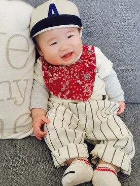 ARIKAさん（キッズ・60cm）の春コーディネート