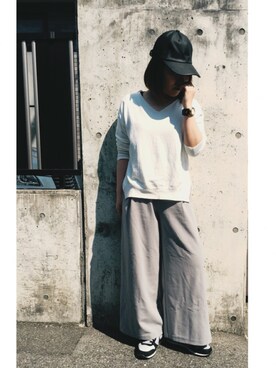 「Marc by Marc Jacobs（マークバイマークジェイコブス）のアイテム（腕時計）」を使った、ARIKAさん（キッズ・60cm）の春コーディネート
