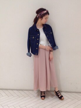 ちーちゃんさん(レディース・157cm)の春コーディネート