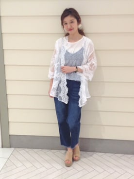 ちーちゃんさん（レディース・157cm）の春コーディネート