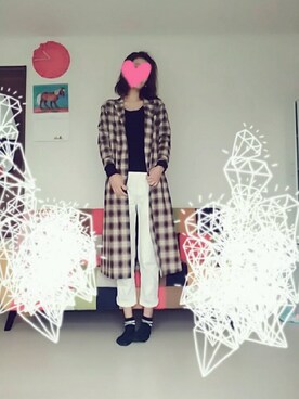 「おうち」｜「アイテム（パンツ）」を使った、りいにゃんさん（レディース・166cm）の冬コーディネート