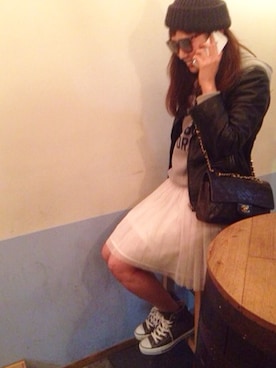 「sweet&sheep（スイート＆シープ）のアイテム（ジャケット/アウター）」を使った、mamiさん（レディース・154cm）の春コーディネート