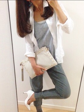 「sweet&sheep（スイート＆シープ）のアイテム」を使った、mamiさん（レディース・154cm）の夏コーディネート