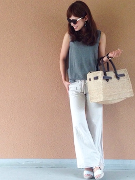 「PROFILE（プロフィール）のアイテム」を使った、mamiさん（レディース・154cm）の夏コーディネート