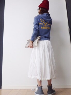 「sweet&sheep（スイート＆シープ）のアイテム」を使った、mamiさん（レディース・154cm）の秋コーディネート