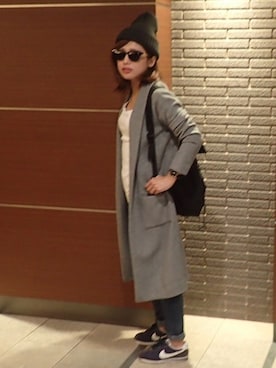 「WEEKDAY（ウィークデイ）のアイテム（ジャケット/アウター）」を使った、mamiさん（レディース・154cm）の秋コーディネート