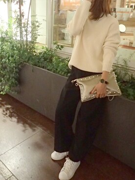 「sweet&sheep（スイート＆シープ）のアイテム」を使った、mamiさん（レディース・154cm）の秋コーディネート