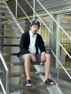 西村 貴大さん（メンズ・173cm）の夏コーディネート