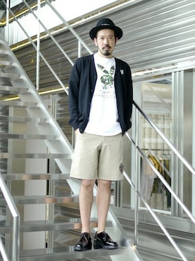 西村 貴大さん(メンズ・173cm)の夏コーディネート