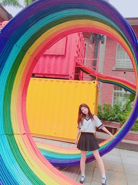 「Sneakers.（スネイカーズ）のアイテム」を使った、Christineさん（レディース・161cm）の秋コーディネート