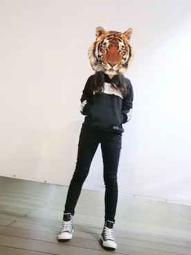 「woodstuck（woodstuck）のアイテム」を使った、Christineさん（レディース・161cm）の秋コーディネート