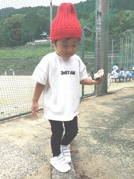 YU-SHI-♪♪♪さんの「【adidas】STAN SMITH CF KIDS」を使ったコーディネート