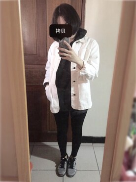 「PROVIDERのアイテム（ジャケット/アウター）」を使った、TZU-HUI,SUNさん（レディース・158cm）の冬コーディネート