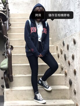 「PROVIDERのアイテム（ジャケット/アウター）」を使った、TZU-HUI,SUNさん（レディース・158cm）の秋コーディネート