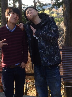 「DUPPIES（ダッピーズ）のアイテム（ジャケット/アウター）」を使った、kyo5oさん（メンズ・172cm）の秋コーディネート