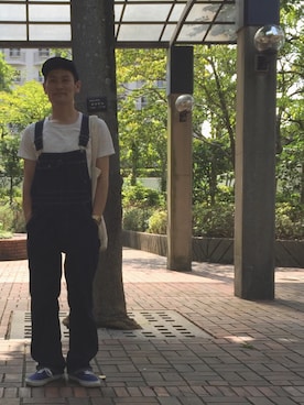 「アイテム（オールインワン・サロペット）」を使った、けいさん（メンズ・172cm・30代）の夏コーディネート