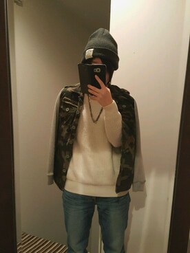 「MK MICHEL KLEIN（エムケーミッシェルクラン）のアイテム（アクセサリー）」を使った、Ssさん（レディース・158cm）の冬コーディネート