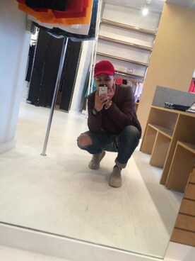 「Acne Studios（アクネストゥディオズ）のアイテム（ダウンジャケット/コート）」を使った、Radamizさん（メンズ・173cm）の夏コーディネート