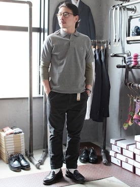 「MASTER&Co（マスターアンドコー）のアイテム（パンツ）」を使った、Daisuke Nagaoさん（メンズ・159cm）の夏コーディネート