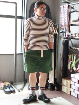 「beautifulpeople」｜Daisuke Nagaoさん（メンズ・159cm）の夏コーディネート