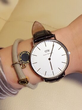 「Daniel Wellington」｜72さん（レディース・158cm）の冬コーディネート