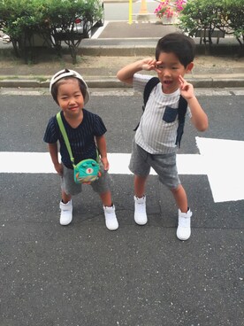 山形紗希さん（キッズ・110cm）の秋コーディネート