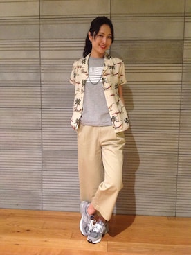 「ボーイッシュ」｜Rinoさん（レディース・167cm）の春コーディネート