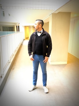 「PUMA（プーマ）のアイテム（その他アウター）」を使った、AKCN さん（メンズ・171cm）の秋コーディネート