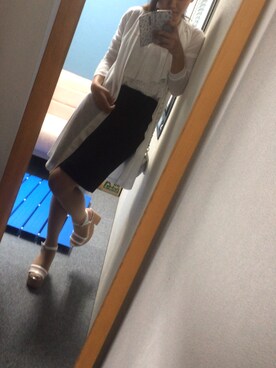 「LIPSERVICE（リップサービス）のアイテム（その他アウター）」を使った、長岡せなさん（レディース・156cm）の夏コーディネート