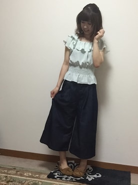 mika0527◡̈⃝♡さん（レディース・158cm）の夏コーディネート