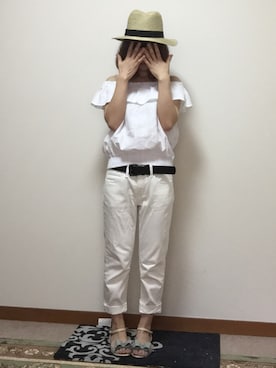 「すっぴん」｜「アイテム（その他）」を使った、mika0527◡̈⃝♡さん（レディース・158cm）の夏コーディネート