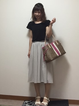 mika0527◡̈⃝♡さん(レディース・158cm)の夏コーディネート