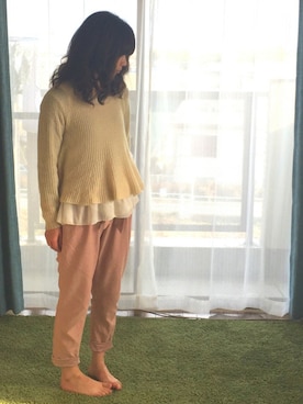 「サッカー」｜「アイテム（パンプス）」を使った、mika0527◡̈⃝♡さん（レディース・158cm）の春コーディネート