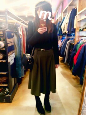 m⋆mさん(レディース・154cm)の冬コーディネート