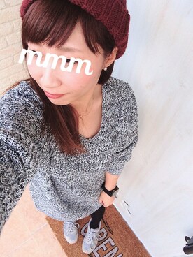 m⋆mさん（レディース・154cm）の秋コーディネート