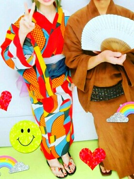 「モダン」｜「アイテム（その他）」を使った、おしゅし🍣さん（レディース・156cm）の夏コーディネート