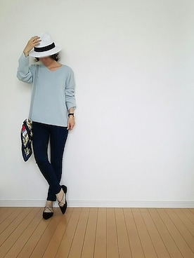 「切りっぱなし」｜「アイテム（財布/小物）」を使った、GALLYさん（レディース・158cm）の春コーディネート