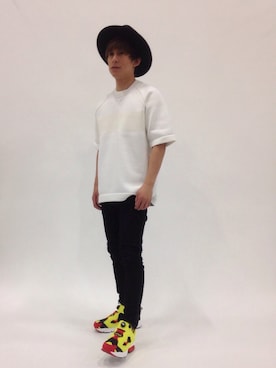 「EN ROUTE（アンルート）のアイテム（トップス）」を使った、Tomoさん（メンズ・167cm）の春コーディネート