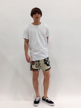 「サーフショーツ」｜Tomoさん（メンズ・167cm）の春コーディネート