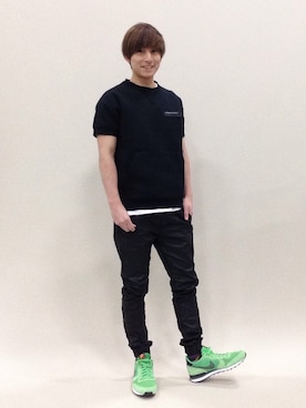 「SETTING CRACKS（セッティングクラックス）のアイテム（スニーカー）」を使った、Tomoさん（メンズ・167cm）の春コーディネート