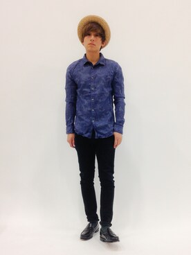 「NO ID.（ノーアイディ）のアイテム」を使った、Tomoさん（メンズ・167cm）の春コーディネート