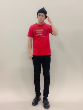 「NO ID.（ノーアイディ）のアイテム」を使った、Tomoさん（メンズ・167cm）の春コーディネート