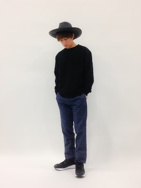 「EN ROUTE（アンルート）のアイテム（帽子）」を使った、Tomoさん（メンズ・167cm）の春コーディネート