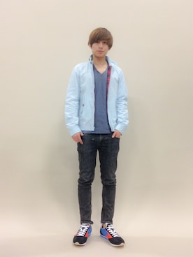「Journal Standard TRISECT（トライセクト）のアイテム（ブルゾン）」を使った、Tomoさん（メンズ・167cm）の春コーディネート